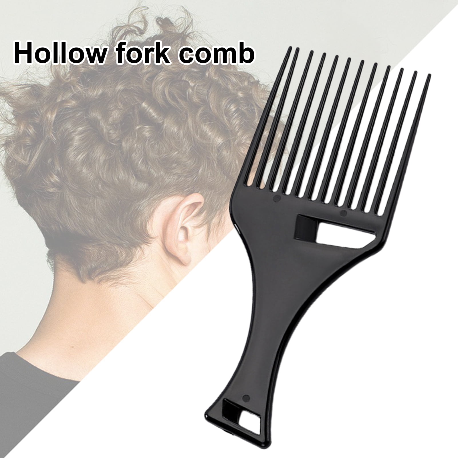 Cheers US 2Pcs/Set Salon-Style Hair Pick and Barber Comb - Pick Comb for  Curly Hair and Afro Parting Comb - Hair Care Comb for Thick Hair - Kent  Quality Barber Supplies and