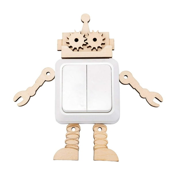Tablero Ocupado, Accesorios de Bricolaje, Habilidades Motoras Finas, Juguete Sensorial, Educación Temprana, Tablero Central para Niños Pequeños, Jugue Interruptor de robot
