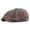 Coffee, variant on Autumn And Winter Thickened Beret Men's Lattice Peaked Hat Middle -Aged And Old -Fashioned Forward Hat Outdoor Casual Hat Men