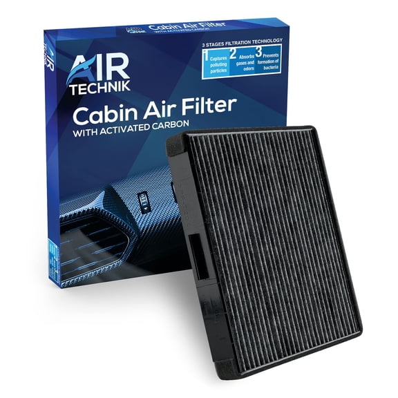 AirTechnik CF10329 Cabin Air Filter w/Activated Carbon  Fits 2001-2006 Hyundai Elantra, 2003-2008 Tiburon, 2008-2010 Entourage, 2006-2010 Kia Sedona - CU2356