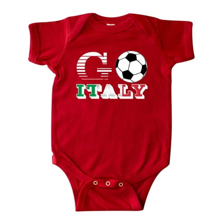 

Inktastic Go Italy- Soccer Football Gift Baby Boy or Baby Girl Bodysuit