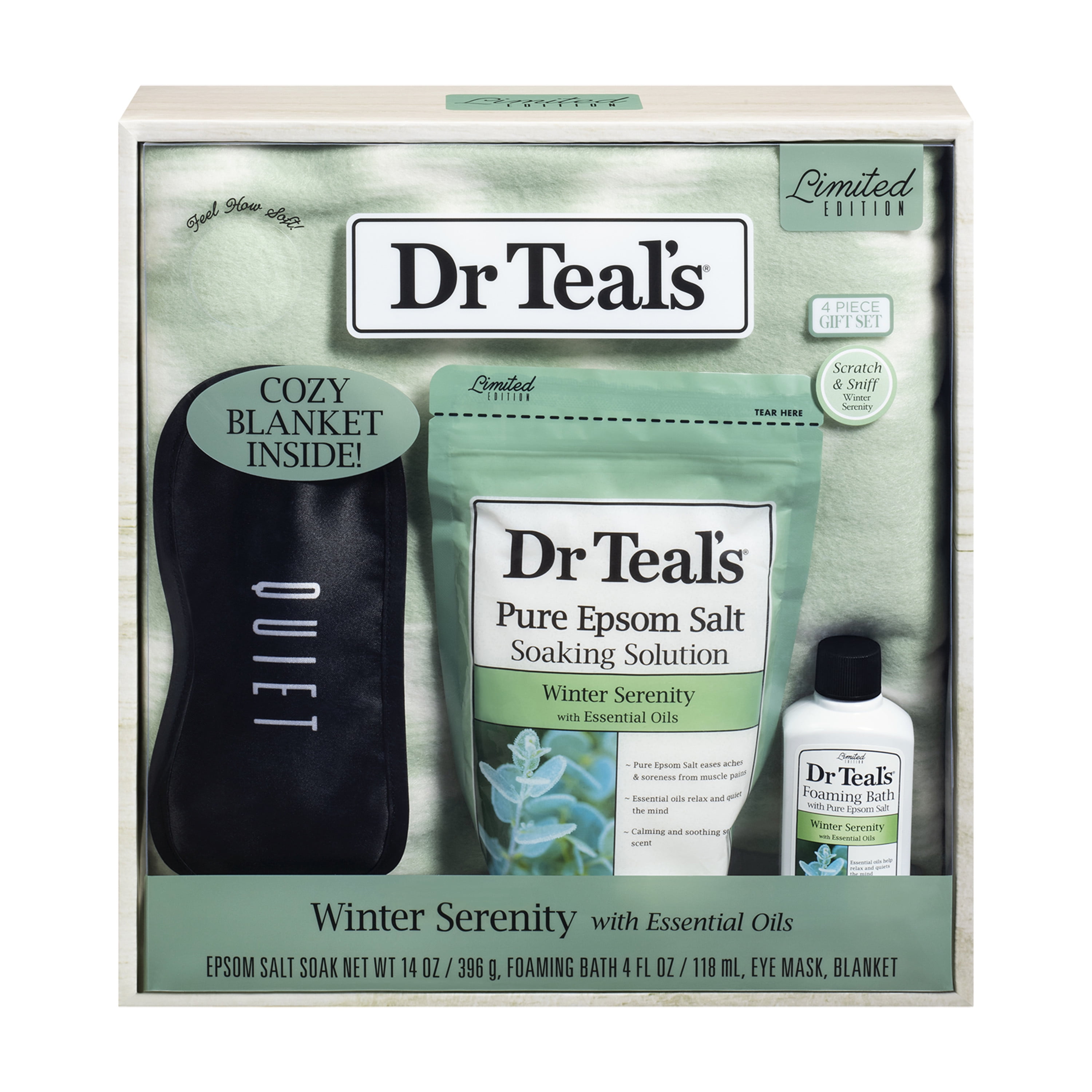 Dr Teals Winter Serenity Gift Set, 4 Piece