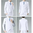 thumbnail image 5 of Lycody Boys Suits Black Suit for Boy Slim Fit Formal Toddler Kids 7Pcs Vest Dress Pants Blazer, 5 of 7