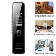 thumbnail image 3 of POINTERTECK NEW 32G Upgraded Waterproof Mini Voice Activated Recorder Dictaphone Audio Sound Recorder MP3, 3 of 9
