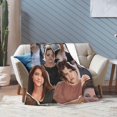 thumbnail image 6 of Kristen Stewart Collage Blanket Flannel Soft Throw Blankets for Bedroom Livingroom Sofa Home 40"X30", 6 of 6