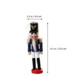 thumbnail image 7 of 6PCS Wooden Nutcracker Figures for Xmas Decor, 7 of 7