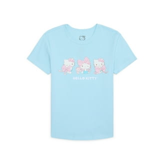 Hello Kitty Women's Graphic Tee with Short Sleeves, Sizes XXS-XXL
