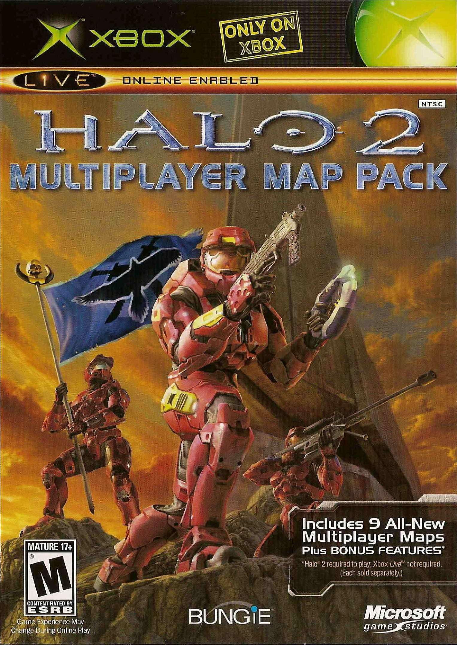 Microsoft Halo 2 Physical Video Game for Xbox, 1 Offline Player