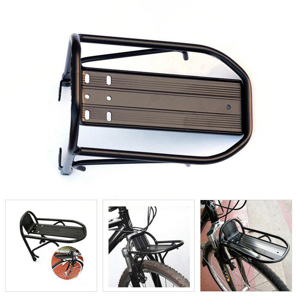 Cheers.US Aluminium Alloy Road Bike Mountain Bicycle Front Cargo Rack Luggage Shelf Carrier