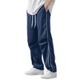 thumbnail image 2 of Akiihool Pants for Men Relaxed Casual Mens Casual Pants with Pockets Chinos Pants Men Slim Fit Navy,XL, 2 of 6