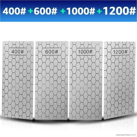 

Diamond Sharpener Sharpening Stone Grindstone Whetstone Kitchen Tools 4Pcs Set