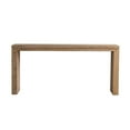 thumbnail image 3 of Noble House 63.78" Rustic Farmhouse Console Table, Distressed Wood Entryway and Sofa Table with Rope Trim, Natural, 3 of 7