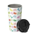 thumbnail image 2 of Honeii Happy Easter Rabbit Print Travel Coffee Mug Insulated Coffee Cup with Leakproof Lid, Coffee Tumbler, Reusable Coffee Cups with Seal Lid, 2 of 8