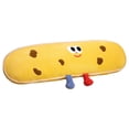 thumbnail image 1 of Cojín decorativo divertido, almohada rellena de comida, peluche para sofá o silla. Galletas amarillas 90cm, 1 of 9
