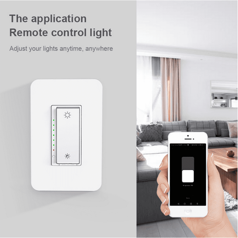 ISW600 Smart Dimmer WiFi Light Switch, Single Pole, Neutral Wire Requi —  iView US