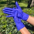 thumbnail image 3 of Guantes de Nitrilo Desechables para Examen Azul Cobalto Talla Mediana, Caja Dispensadora con 100 Piezas Uniseal, 3 of 4