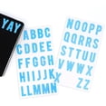 thumbnail image 4 of Recollections Iridescent Blue Alphabet Stickers, 12 Pack, 4 of 5