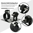 thumbnail image 2 of OUNONA 1Jgo Soporte De Corte Para Taladro Eléctrico Con Tornillos Para Y Lijado En Acero Aleado Negro, 2 of 5