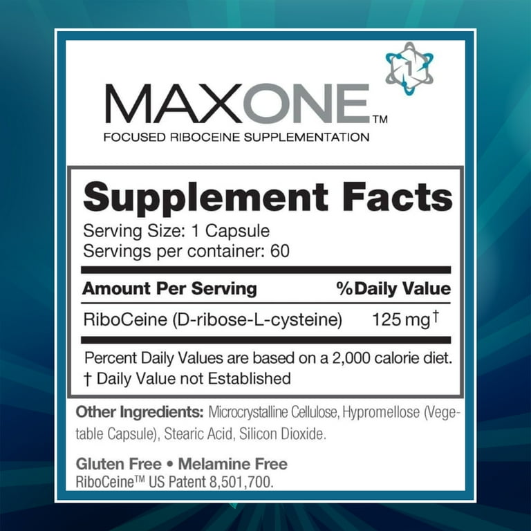 maxone glutathione accelerator Max International MaxOne Glutathione Booster, Antioxidant Detox and Immune  Support, 60ct
