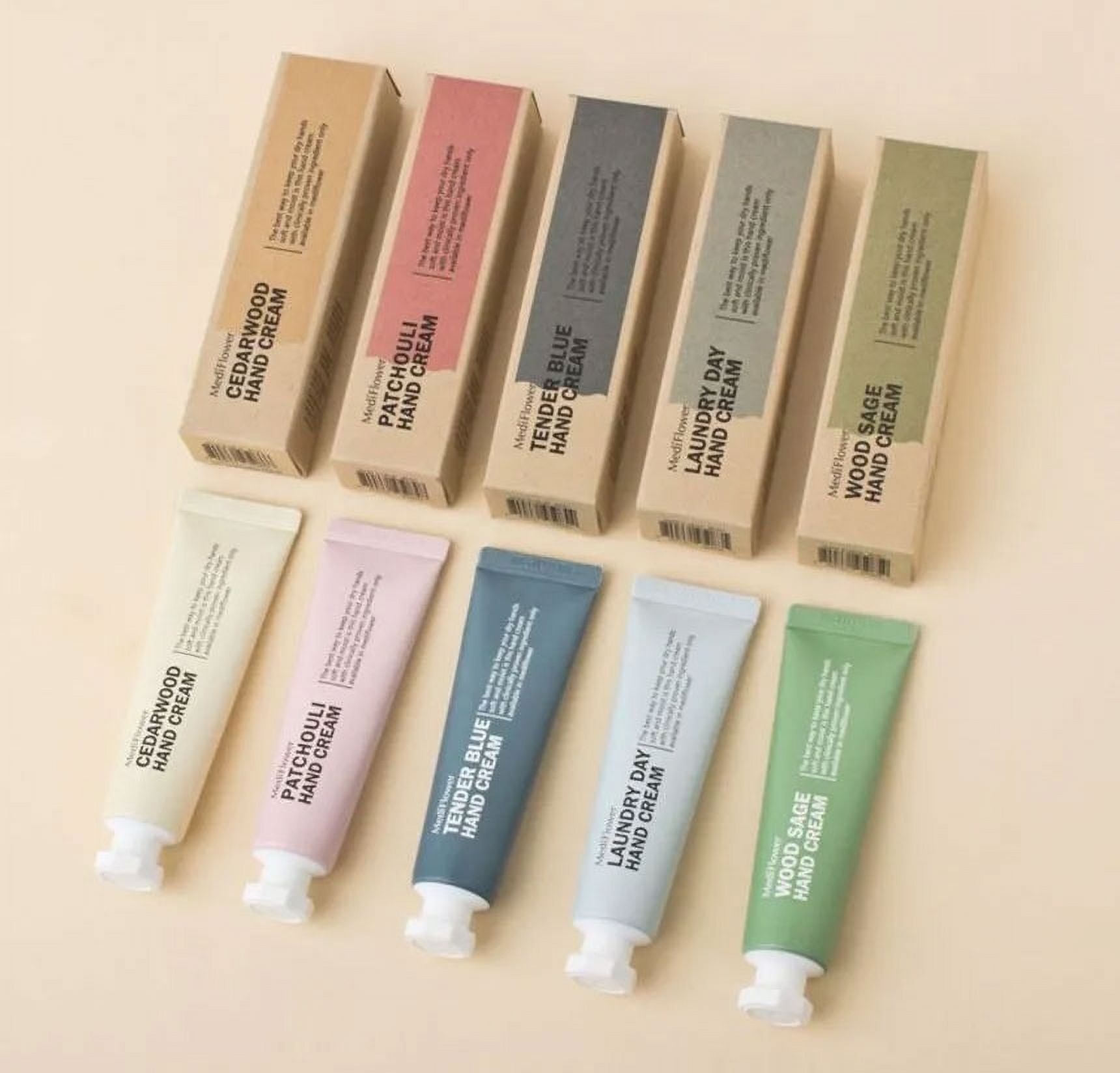 Coffret de 5 crèmes pour les mains Medi Flower Delicat 30 g