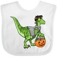 thumbnail image 3 of Inktastic Trick or Treat Franken-Raptor Boys or Girls Baby Bib, 3 of 4