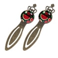 thumbnail image 2 of Watermelon Elegant Vintage Copper Crown-Shaped Bookmarks Set - Stainless Steel Book Accessories for Book Lovers, 2 of 5