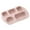 Pink, variant on Wheat Straw Plate, Divided Plates Tray, Dinner Plates, Reusable, Assorted Colors Dinnerware, Microwave & Dishwasher Safe, Healthy for Adult