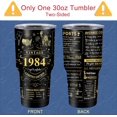 thumbnail image 2 of 40th Birthday Gifts Men Women, 40 Year Old Birthday Gifts for Men, Mens 40th Birthday Gift Ideas, Gifts for Him Her Turning 1984 40th Birthday Decorations - 30oz Tumbler Cup, 2 of 6