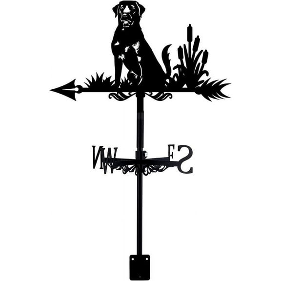 Orangutan Iron Wind Direction Indicator Weathervane for Outdoor Garden Wind Measuring Tool Dog 280x358mm