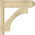 thumbnail image 3 of Ekena Millwork 6"W x 20"D x 20"H Westlake Rough Sawn Craftsman Outlooker, Douglas Fir, 3 of 4