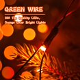 thumbnail image 2 of JMEXSUSS Orange Solar Halloween Lights Outdoor, 320 LED 9.8ft x 6.6ft Solar Net Lights Outdoor Waterproof, Solar Lights with 8 Modes Remote for Halloween Decorations, 2 of 6