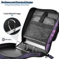 thumbnail image 4 of FORMRS Zipper Binder with Shoulder Strap 2-inch Ring 500 Sheet Capacity File Bag, Pink Road, 4 of 5