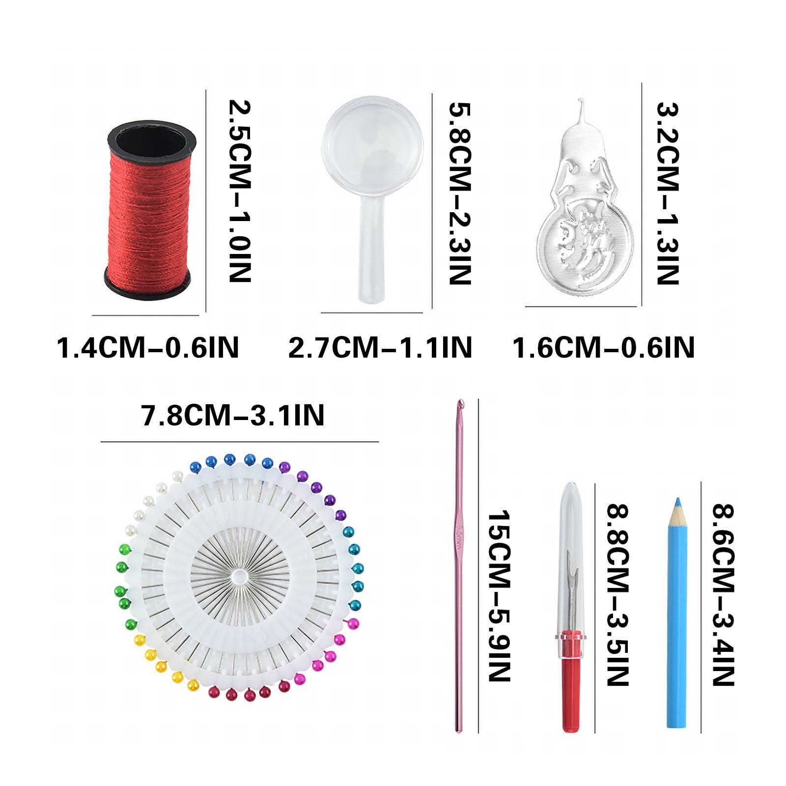 128PCS Sewing Kit Basic,MINzYI Needle and Thread Kit with Sewing Supplies and Accessories for Adults,Kids,Beginner,Home,Travel,Emergency Including Scissors,Measure Tape,Needle Threader and More(1Set)