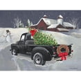 thumbnail image 3 of Phillips, Anita 24x19 Black Modern Framed Museum Art Print Titled - Old Truck and Barn, 3 of 5