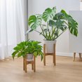 thumbnail image 4 of Mainstays 8 in Indoor Wood Plant Stand Brown, 4 of 8
