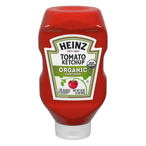 2 Pack - Heinz Organic Tomato Ketchup - 32 oz Packaging may vary