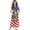 American Flag Frog, variant on Girls Casual Dresses Swing Cute Dachshund Baseball Printed Short Sleeve Loose Maxi Dresses for Birthday Party, Kindergarten, Daily Wear, Size 11-12 Years