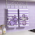 thumbnail image 1 of Festive Rabbit Design Kitchen Towels, Highly Absorbent Dishcloths With Durable Polyester Material, for Holiday Decor and Cleaning, Multi-color, 1 of 6