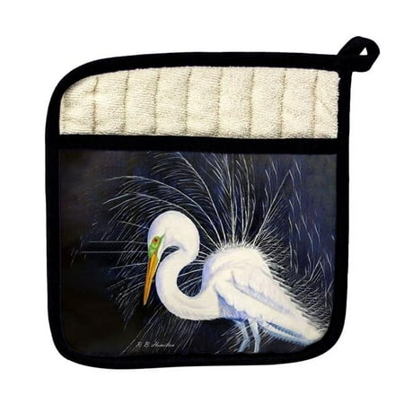 

Betsydrake PT1155 Breeding Egret Pot Holder