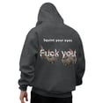 thumbnail image 3 of WILLBEST Sudaderas Deportivas para Hombre, Suéter con Capucha y Bolsillo De Manga Larga para Otoño e Invierno, con Estampado De Conejo Divertido De Color Sólido para Hombre y Mujer XXGrande, 3 of 5
