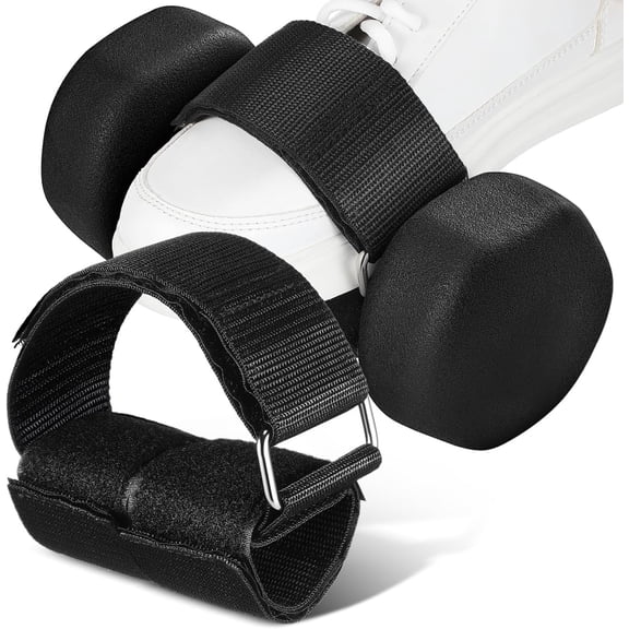 ABCISI 2Pcs Dumbbell Foot Attachment, Foot Weight Lifting Adjustable Ankle Straps Leg Lifting Weight Holder For Gym Workouts Strength Training