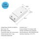thumbnail image 4 of Interruptor inteligente WiFi compatible con Amazon Alexa y temporizador doméstico, interruptor remoto inalámbrico de 10 A/2200 W para control de aplicaciones Android/iOS para electrodomésticos, módul, 4 of 11