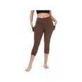 thumbnail image 2 of Thick High Waist Yoga Pants with Pockets, Tummy Control Workout Running Yoga Leggings for Women, 2 of 4
