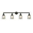 thumbnail image 2 of Innovations Lighting  Bell 4 Light 42" Bath Vanity Light Silver Plated Mercury/Oil Rubbed Bronze, 2 of 5