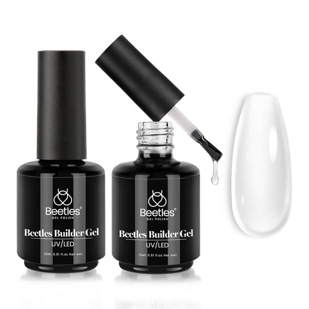 Set de gel para uñas Builder Beetles Builder Gel 7 en 1, 15 ml x2