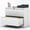 White, variant on AQY3 Drawer File Cabinet with Lock,Metal Lateral File Cabinets for Home Office,Steel Wide Filing Organization Storage Cabinets for Hanging Files Letter/Legal/F4/A4 Size Assembly Required(Black)