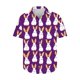 thumbnail image 3 of Blusas y camisas de manga corta con cuello en V Camisa estampada de Pascua para hombre Camisa abotonada Top de poliéster para hombre, 3 of 4