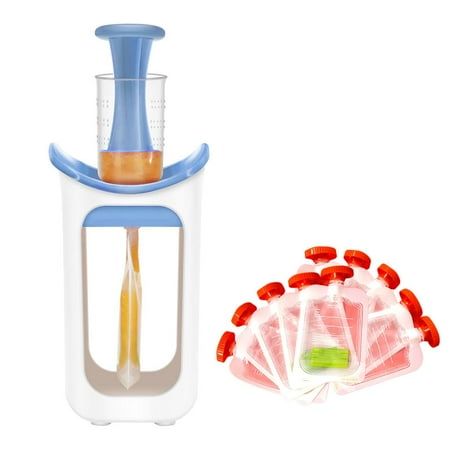 

Children Puree Squeezer Household Fruit Juice Dispenser Manual Baby Food Supplement Storage Bag Container Manual Juicers