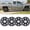 17 inch- Black Matte, variant on 4PCS/Set Hubcap 17" Steel Wheel Skins Compatible with 2005-2013 Chevy Silverado 1500/GMC Sierra 1500,2007-2013 Chevy Suburban 1500/Tahoe/Avalanche 1500,2009-2014 Chevy Express Van 1500,Black Lacquer