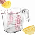 thumbnail image 1 of Juego de Tazas Medidoras c/2 Deflectores de Filtro, 3 pzas de Jarras anidables c/pico medidor p/ cocina: 1 taza/250 ml/8 oz, 2 tazas/500 ml/16 oz, 4 tazas/1000 ml/32 oz - sin BPA y multiescala, 1 of 7
